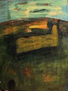 Alkonyat 50×40 akril 2025