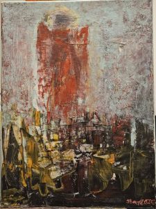 Angyal a város felett 40x30