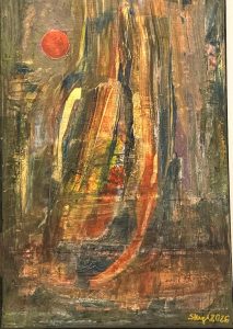 Vörös hold 70×50 2026